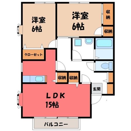 鶴田駅 徒歩10分 2階の物件間取画像